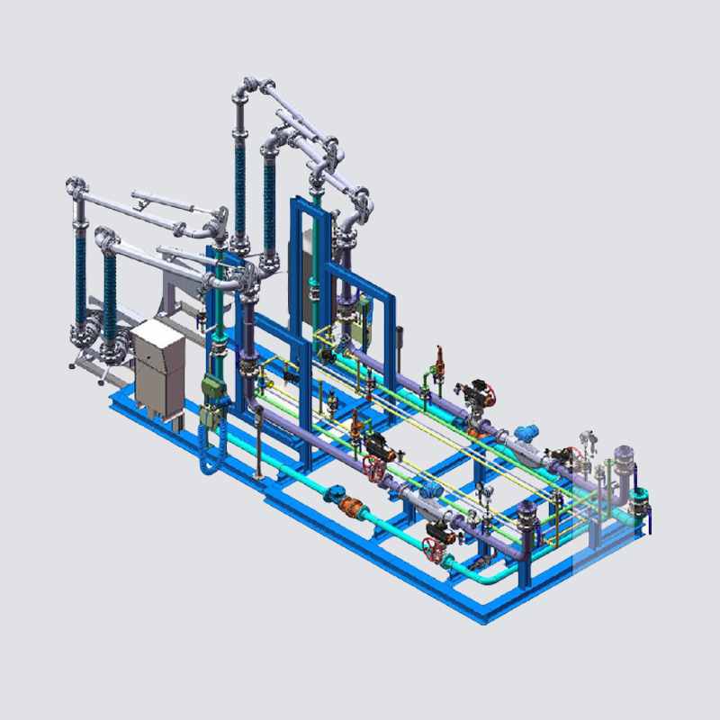 定量装卸（汽车、轮船、火车）橇系统